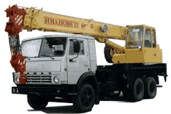Автомобильный кран КС-35714К Ивановец на шасси КАМАЗ-53215